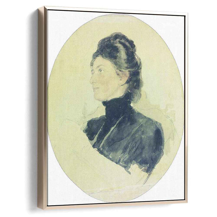 Portrait of Maria Borisovna Chukovskaya (1909) by Ilya Repin