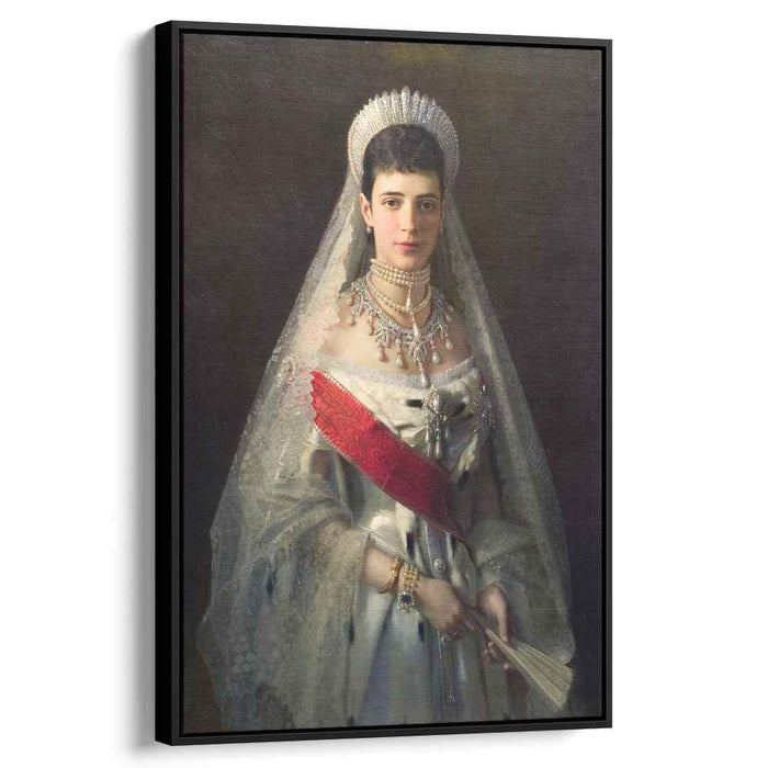 Portrait of Maria Fyodorovna, born Princess Dagmar of Denmark , wife of russian tsar Alexander III by Ivan Kramskoy