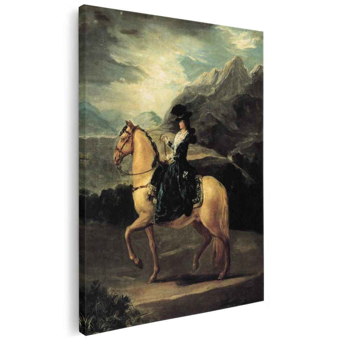 Portrait of Maria Teresa de Vallabriga on horseback (1783) by Francisco Goya