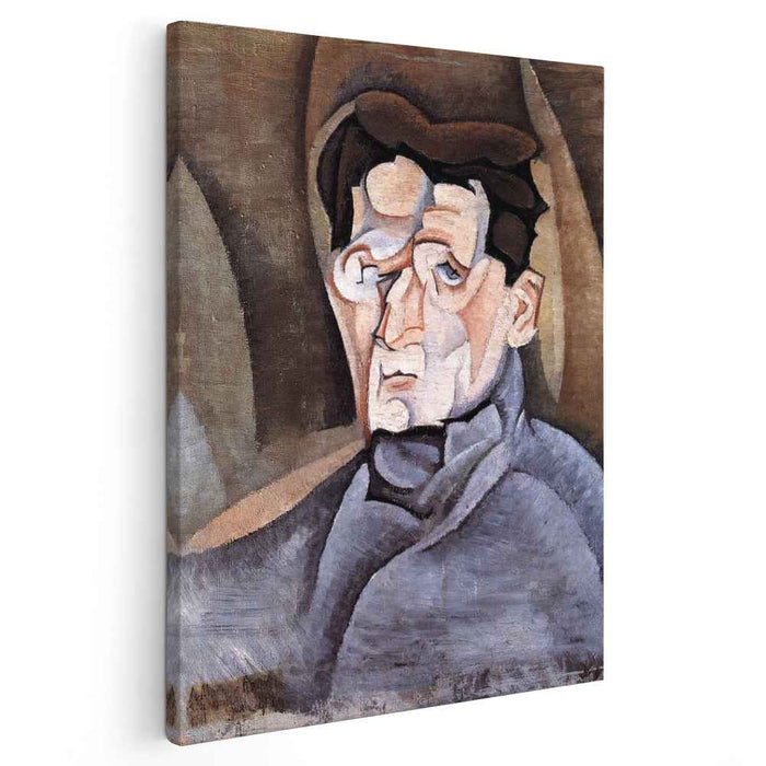 Portrait of Maurice Raynal (1911) by Juan Gris