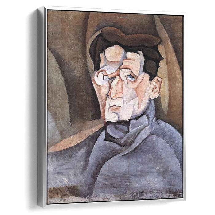 Portrait of Maurice Raynal (1911) by Juan Gris