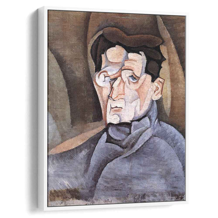 Portrait of Maurice Raynal (1911) by Juan Gris