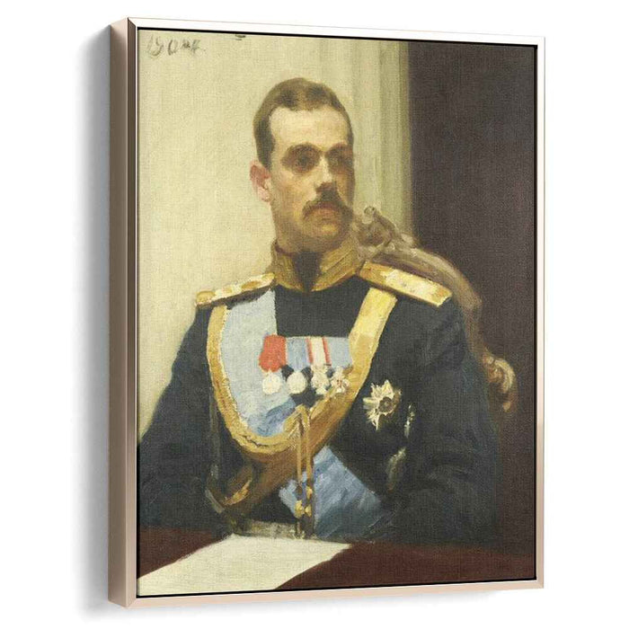 Portrait of member of State Council Grand Prince Mikhail Aleksandrovich Romanov. Study. (1901) by Ilya Repin