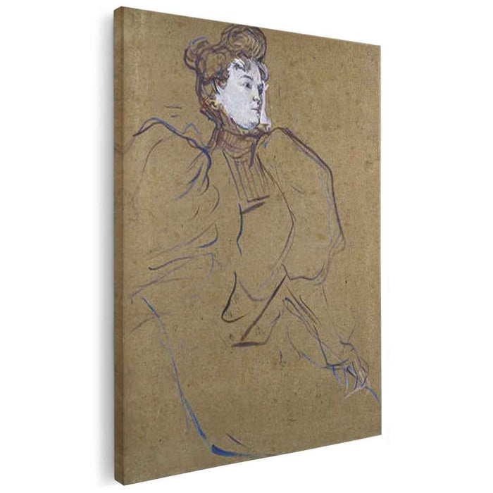 Portrait of Misia Natanson by Henri de Toulouse-Lautrec