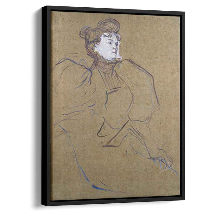 Portrait of Misia Natanson by Henri de Toulouse-Lautrec