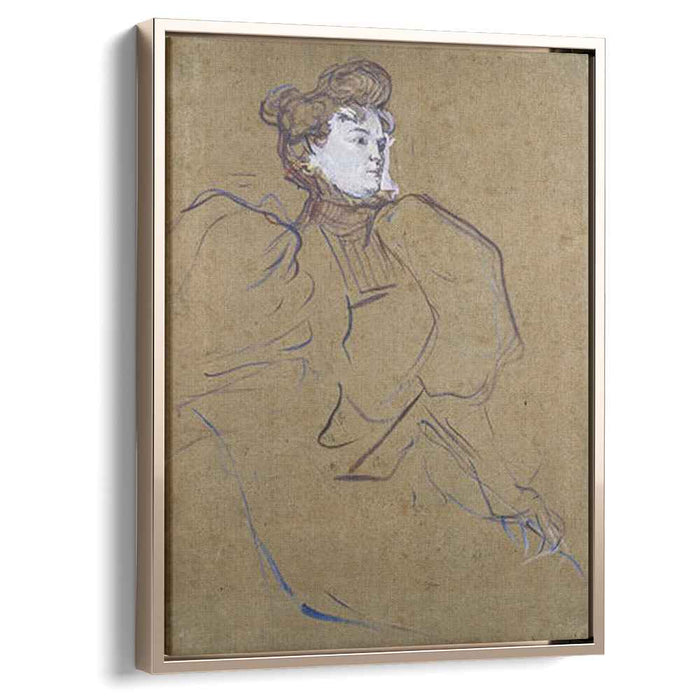 Portrait of Misia Natanson by Henri de Toulouse-Lautrec