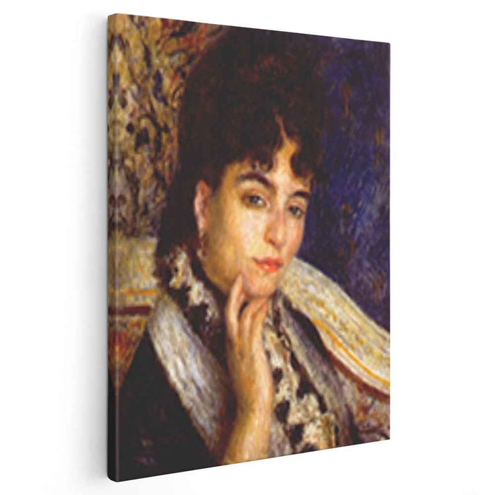 Portrait of Mme. Alphonse Daudet (1876) by Pierre-Auguste Renoir