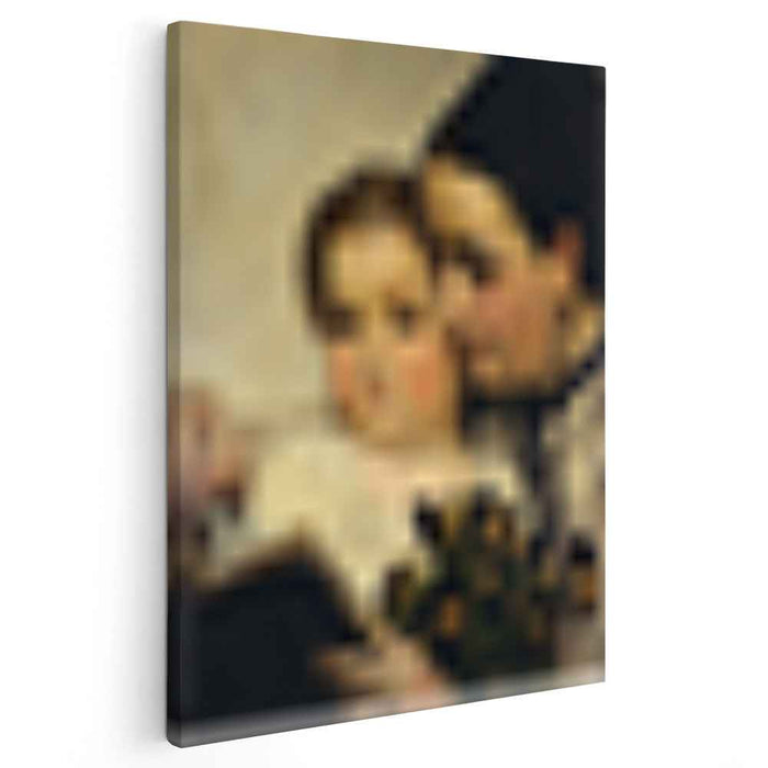 Portrait of Mme Bonnefoy and M. Puttemans (1867) by Sir Lawrence Alma-Tadema