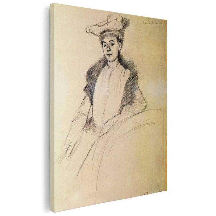 Portrait of Mme. Fontveille (1902) by Mary Cassatt