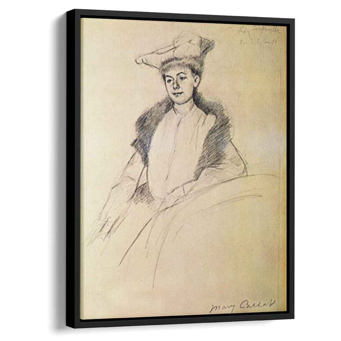 Portrait of Mme. Fontveille (1902) by Mary Cassatt