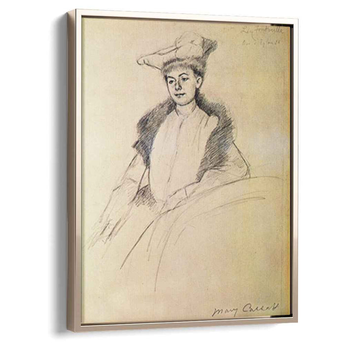 Portrait of Mme. Fontveille (1902) by Mary Cassatt