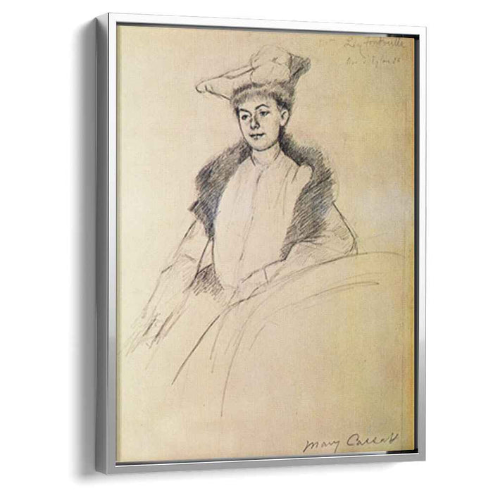 Portrait of Mme. Fontveille (1902) by Mary Cassatt