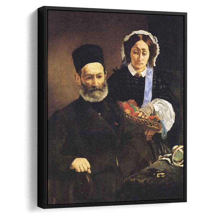 Portrait of Monsieur and Madame Auguste Manet (1860) by Edouard Manet