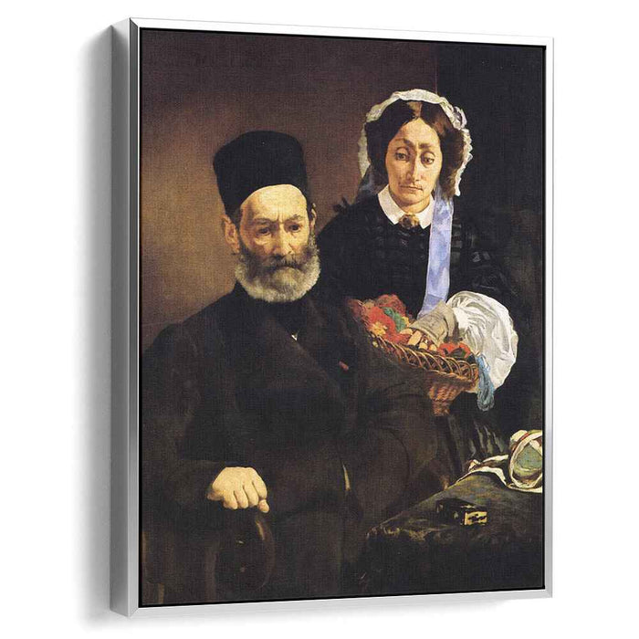 Portrait of Monsieur and Madame Auguste Manet (1860) by Edouard Manet