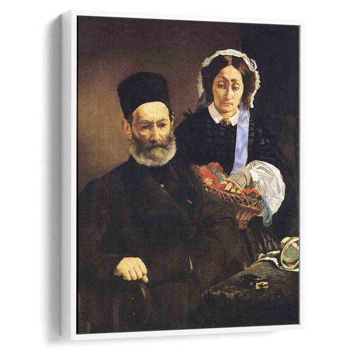 Portrait of Monsieur and Madame Auguste Manet (1860) by Edouard Manet
