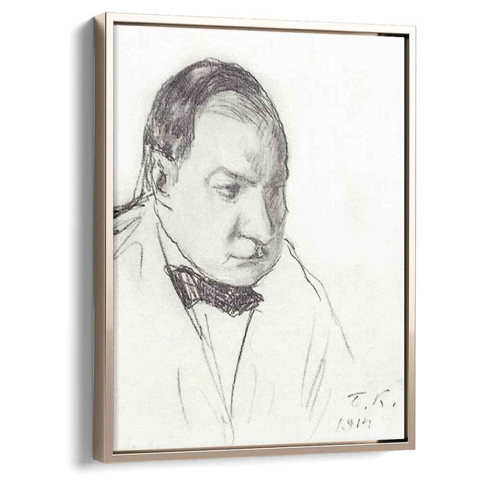 Portrait of N.G. Aleksandrov (1914) by Boris Kustodiev