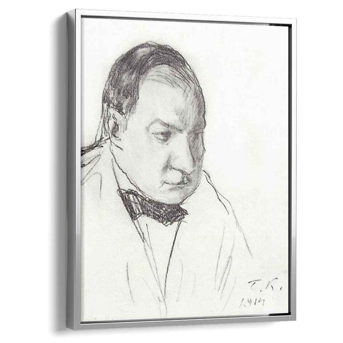 Portrait of N.G. Aleksandrov (1914) by Boris Kustodiev