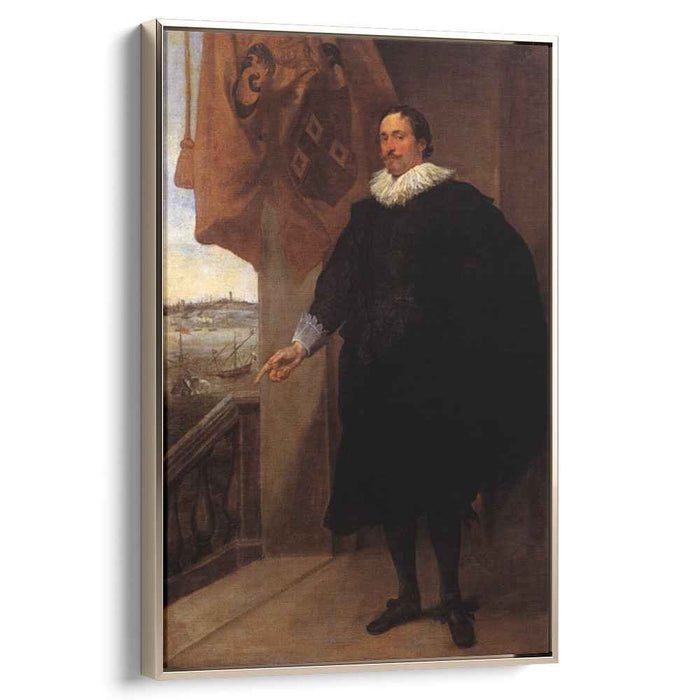 Portrait of Nicolaes van der Borght (1620) by Anthony van Dyck