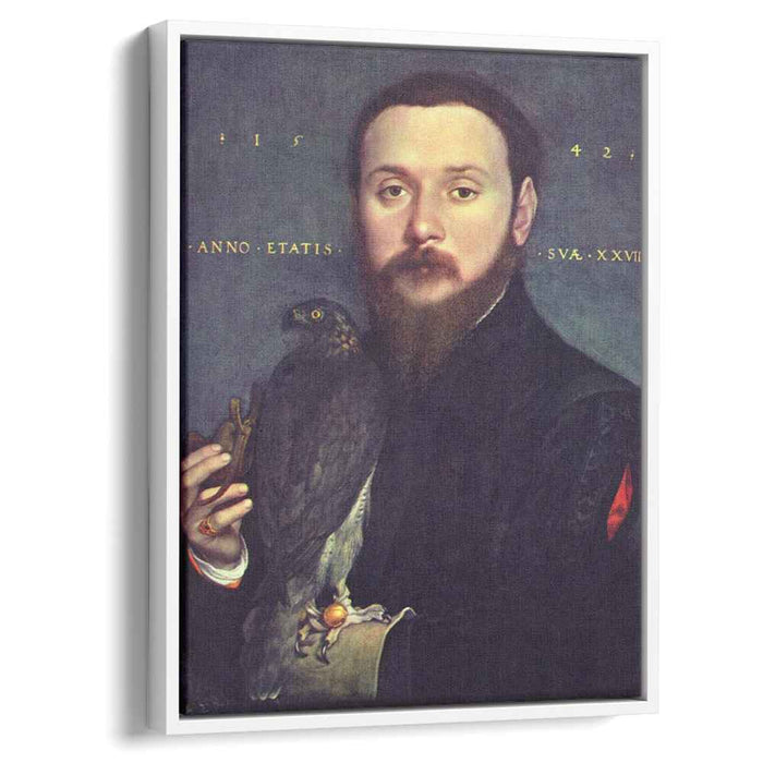 Portrait of Nobleman with a falcon (1542) by Hans Holbein the Younger