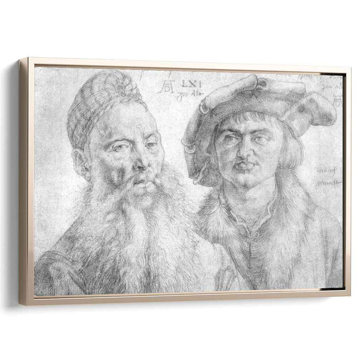 Portrait of Paul Martin and the Topler Pfinzig (1520) by Albrecht Durer