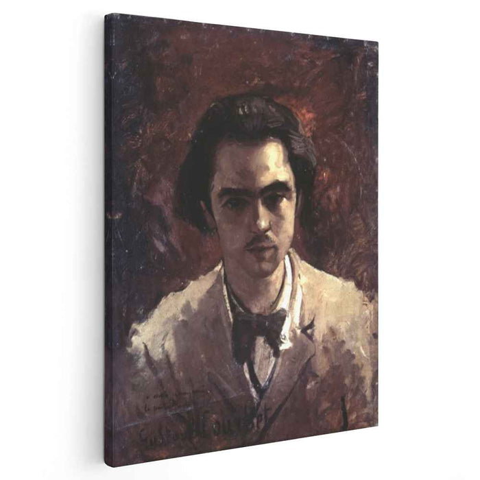 Portrait of Paul Verlaine by Gustave Courbet