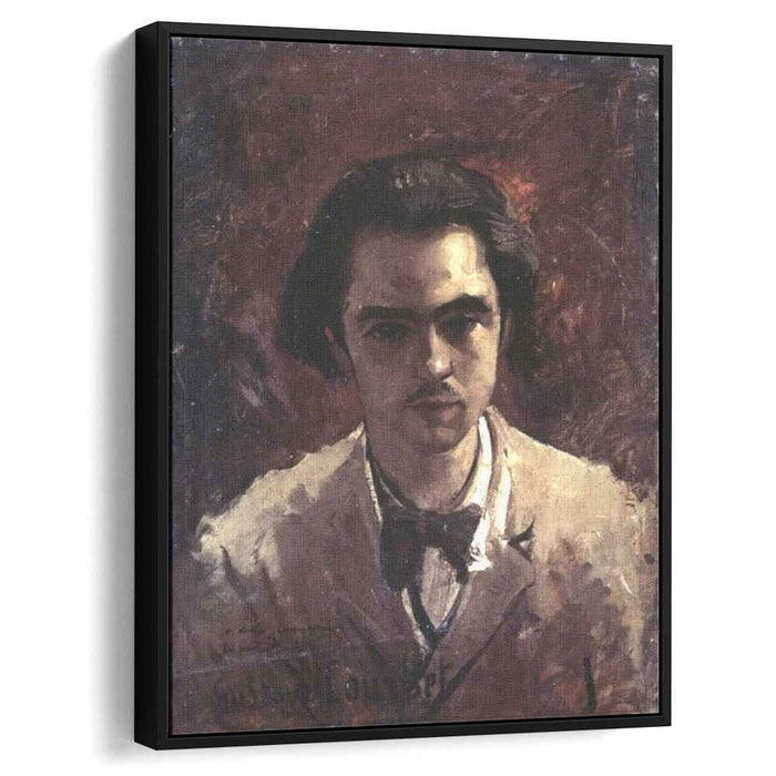 Portrait of Paul Verlaine by Gustave Courbet