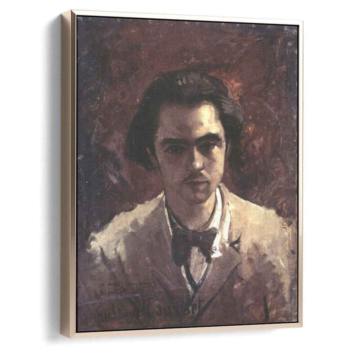 Portrait of Paul Verlaine by Gustave Courbet