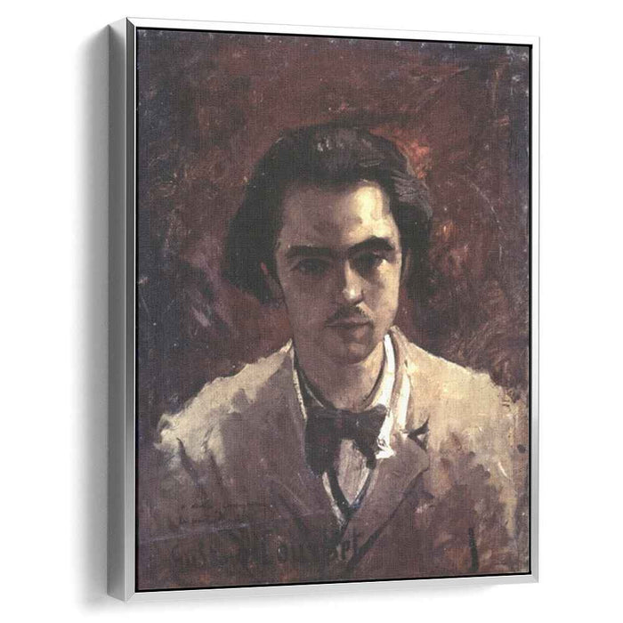 Portrait of Paul Verlaine by Gustave Courbet