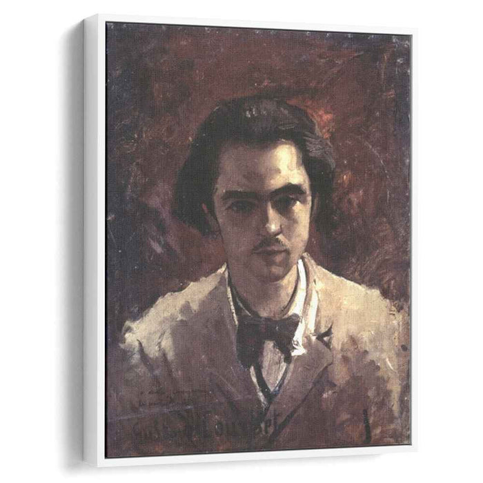 Portrait of Paul Verlaine by Gustave Courbet