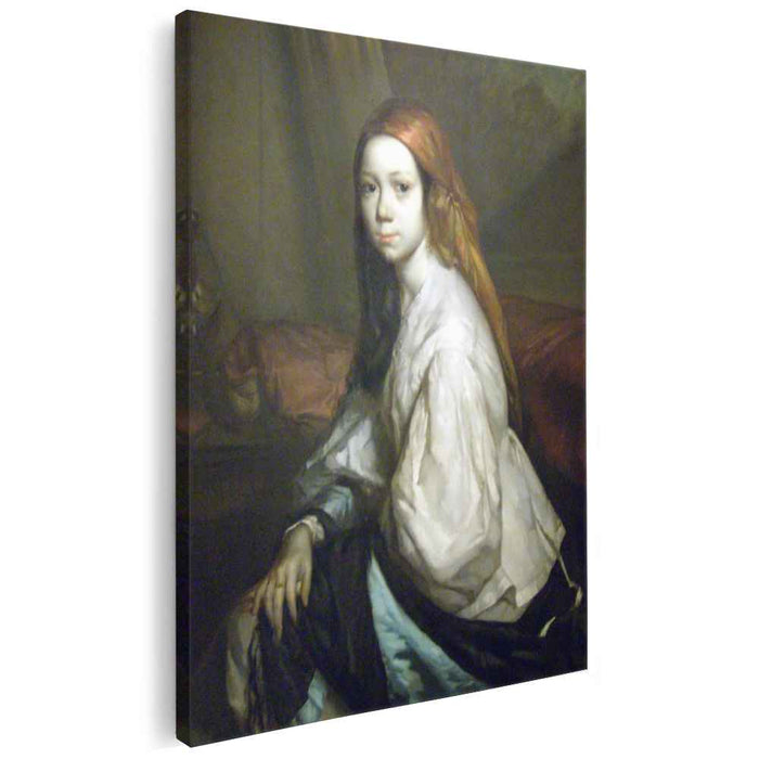 Portrait of Pauline Ono (1844) by Jean-Francois Millet