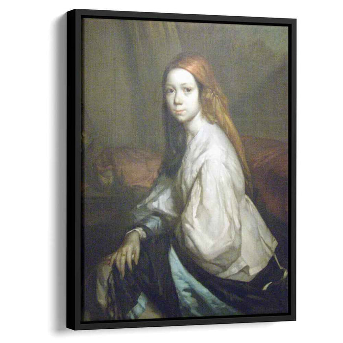 Portrait of Pauline Ono (1844) by Jean-Francois Millet