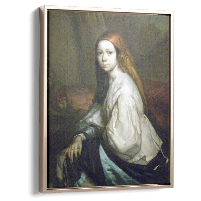 Portrait of Pauline Ono (1844) by Jean-Francois Millet