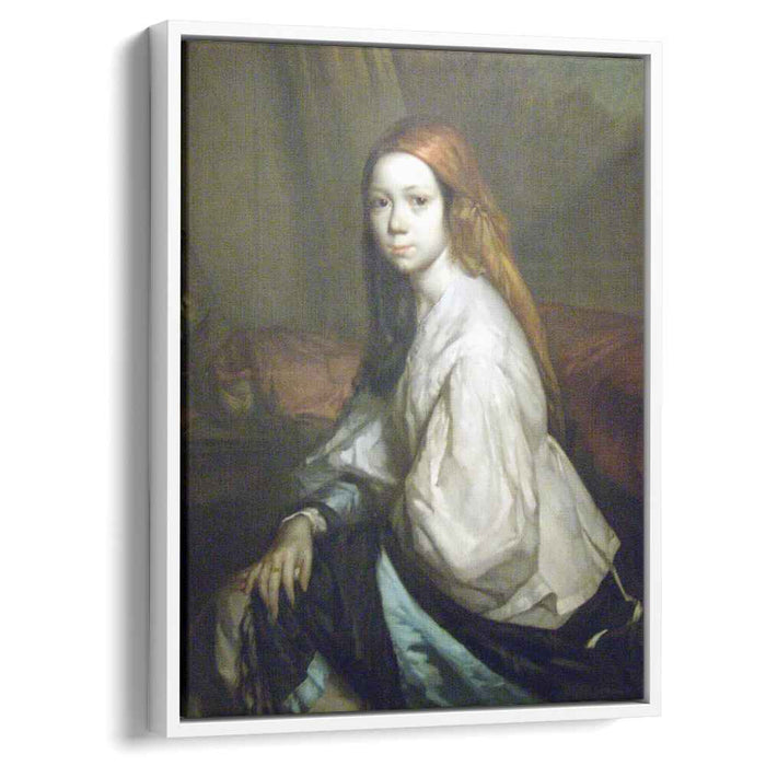 Portrait of Pauline Ono (1844) by Jean-Francois Millet