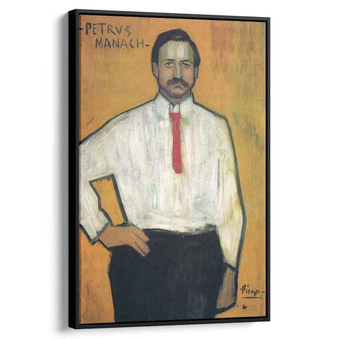 Portrait of Petrus Manach (1901) by Pablo Picasso