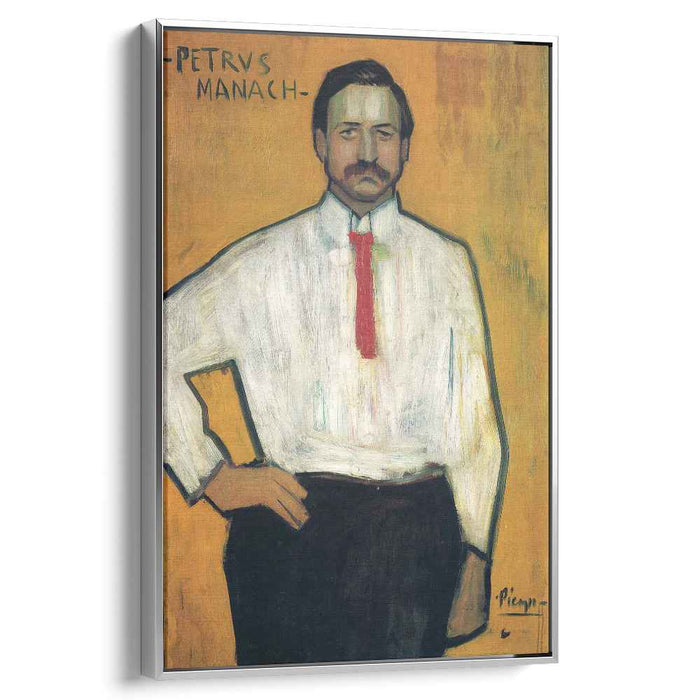 Portrait of Petrus Manach (1901) by Pablo Picasso