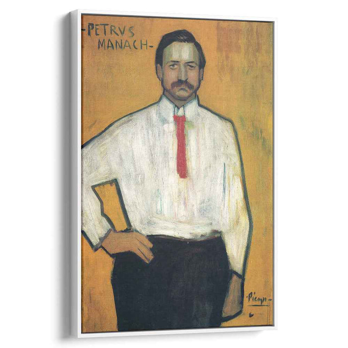 Portrait of Petrus Manach (1901) by Pablo Picasso