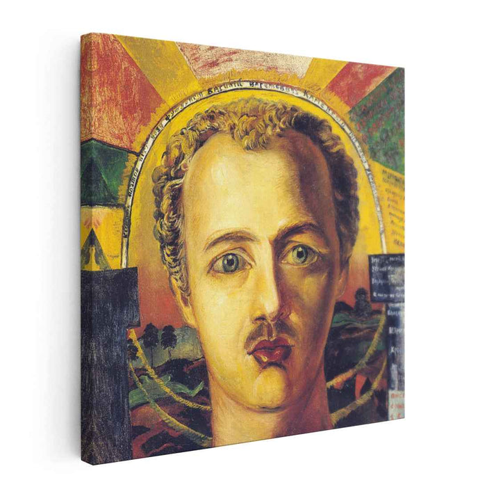 Portrait of poet-futurist Wassily Kamensky (1917) by David Burliuk