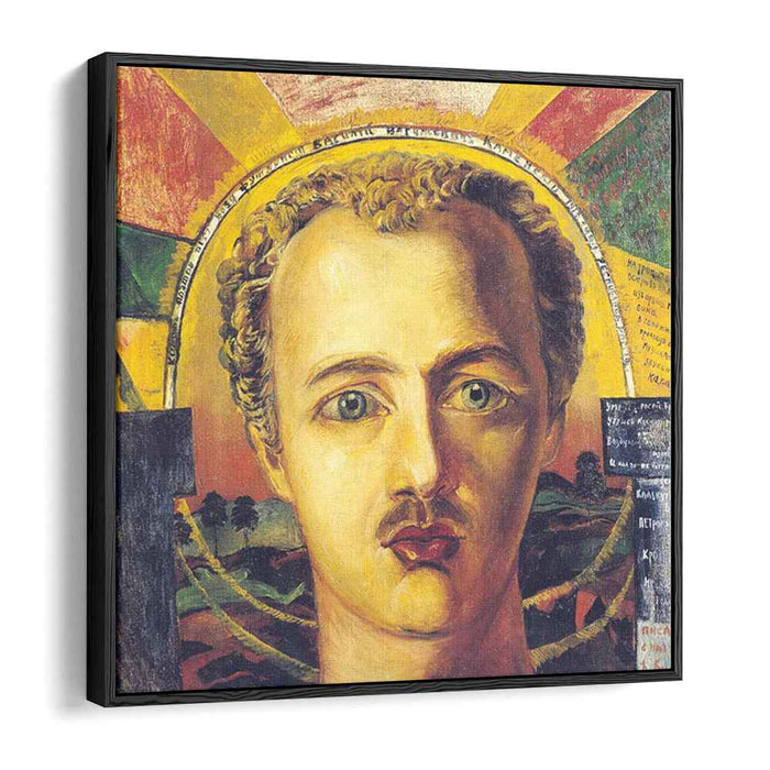 Portrait of poet-futurist Wassily Kamensky (1917) by David Burliuk