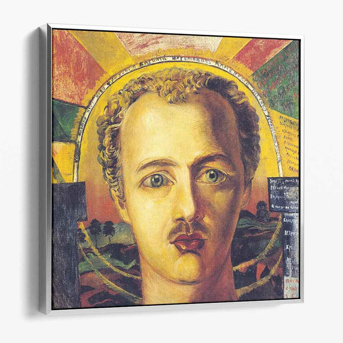 Portrait of poet-futurist Wassily Kamensky (1917) by David Burliuk