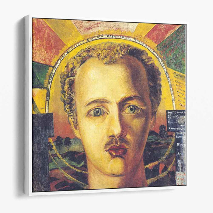 Portrait of poet-futurist Wassily Kamensky (1917) by David Burliuk