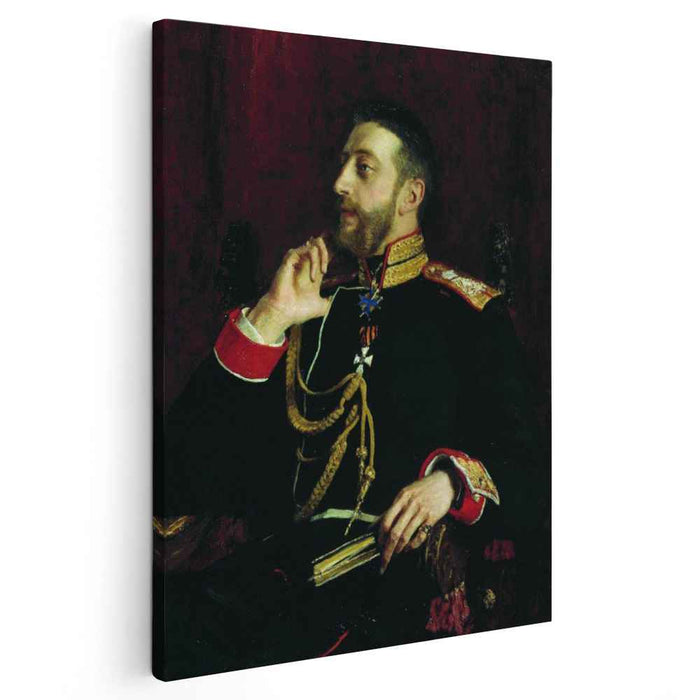 Portrait of poet Grand Prince Konstantin Konstantinovich Romanov (1891) by Ilya Repin