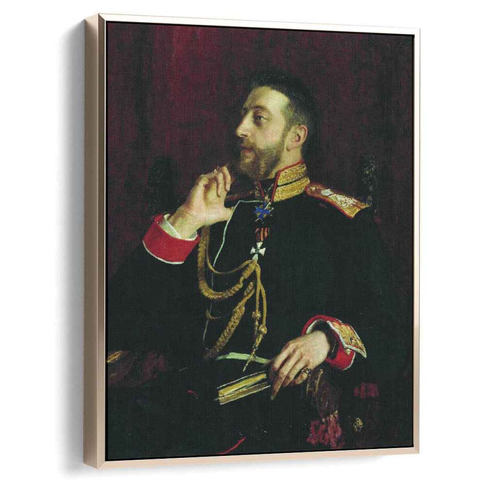 Portrait of poet Grand Prince Konstantin Konstantinovich Romanov (1891) by Ilya Repin