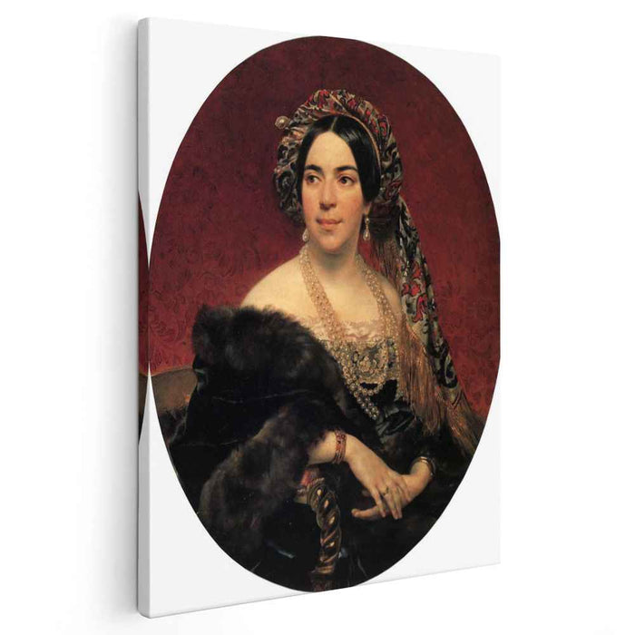 Portrait of Princess Z. A. Volkonskaya (1842) by Karl Bryullov