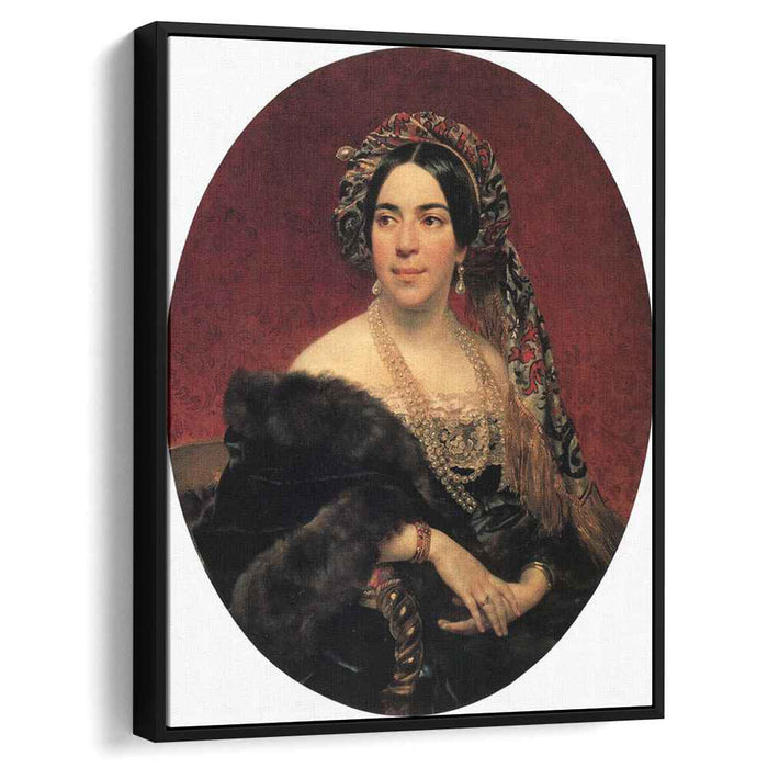 Portrait of Princess Z. A. Volkonskaya (1842) by Karl Bryullov
