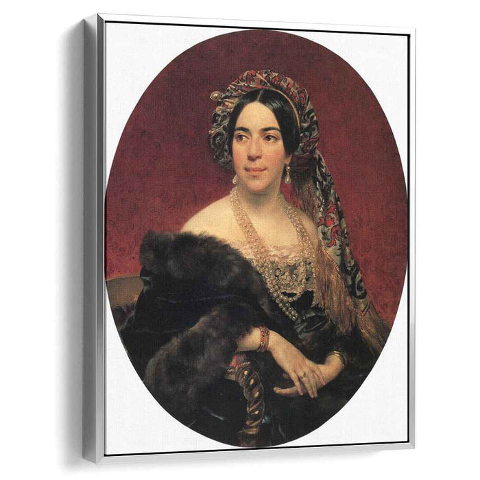 Portrait of Princess Z. A. Volkonskaya (1842) by Karl Bryullov