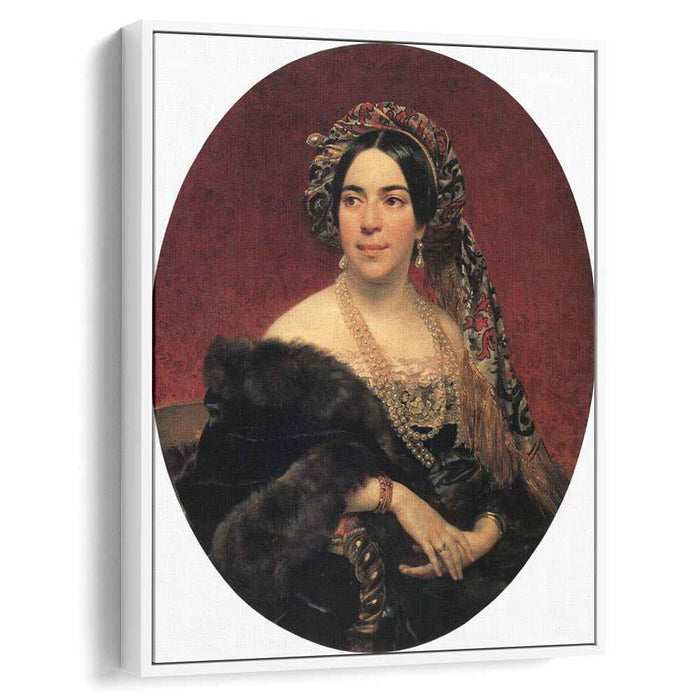Portrait of Princess Z. A. Volkonskaya (1842) by Karl Bryullov