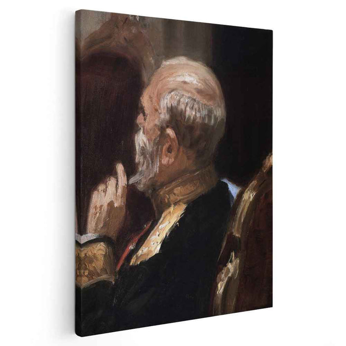 Portrait of professor emeritus of the Imperial Military Academy, infantry general and member of State Council Nikolai Nikolayevich Obruchev. Study for the picture Formal Session of the State Council. by Ilya Repin