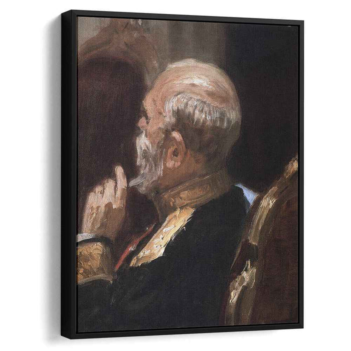 Portrait of professor emeritus of the Imperial Military Academy, infantry general and member of State Council Nikolai Nikolayevich Obruchev. Study for the picture Formal Session of the State Council. by Ilya Repin