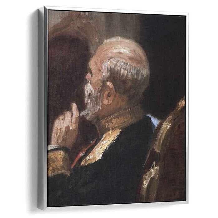 Portrait of professor emeritus of the Imperial Military Academy, infantry general and member of State Council Nikolai Nikolayevich Obruchev. Study for the picture Formal Session of the State Council. by Ilya Repin