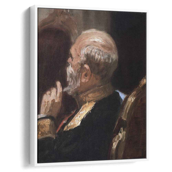 Portrait of professor emeritus of the Imperial Military Academy, infantry general and member of State Council Nikolai Nikolayevich Obruchev. Study for the picture Formal Session of the State Council. by Ilya Repin